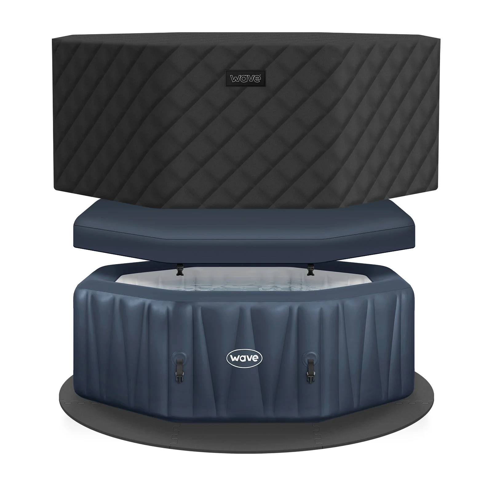 Aegean | 6-Person Inflatable Hot Tub | Integrated Heater | UKCA - Image 3
