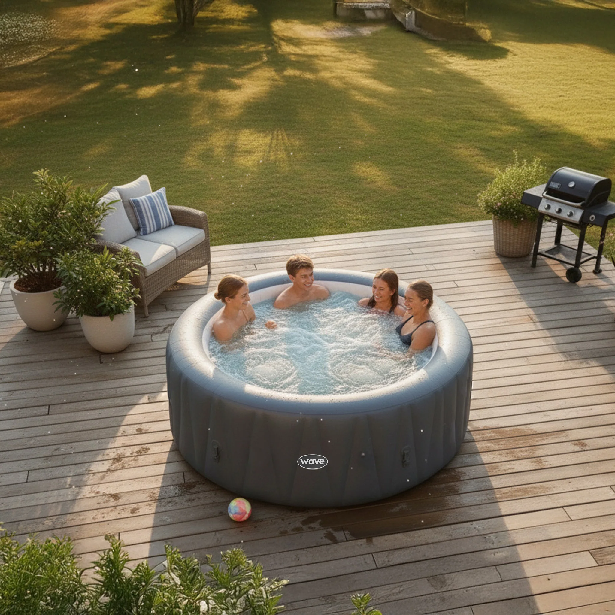 Atlantic | 4/6-Person Inflatable Hot Tub | Integrated Heater | UKCA - Image 21