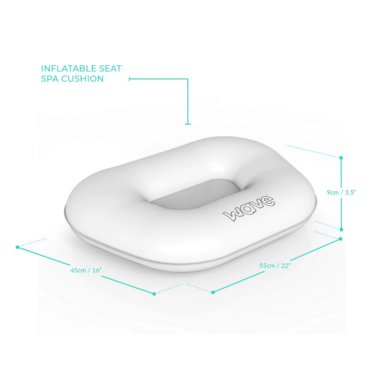 Inflatable Seat Cushion/Floating Tray | White | UKCA - Image 4
