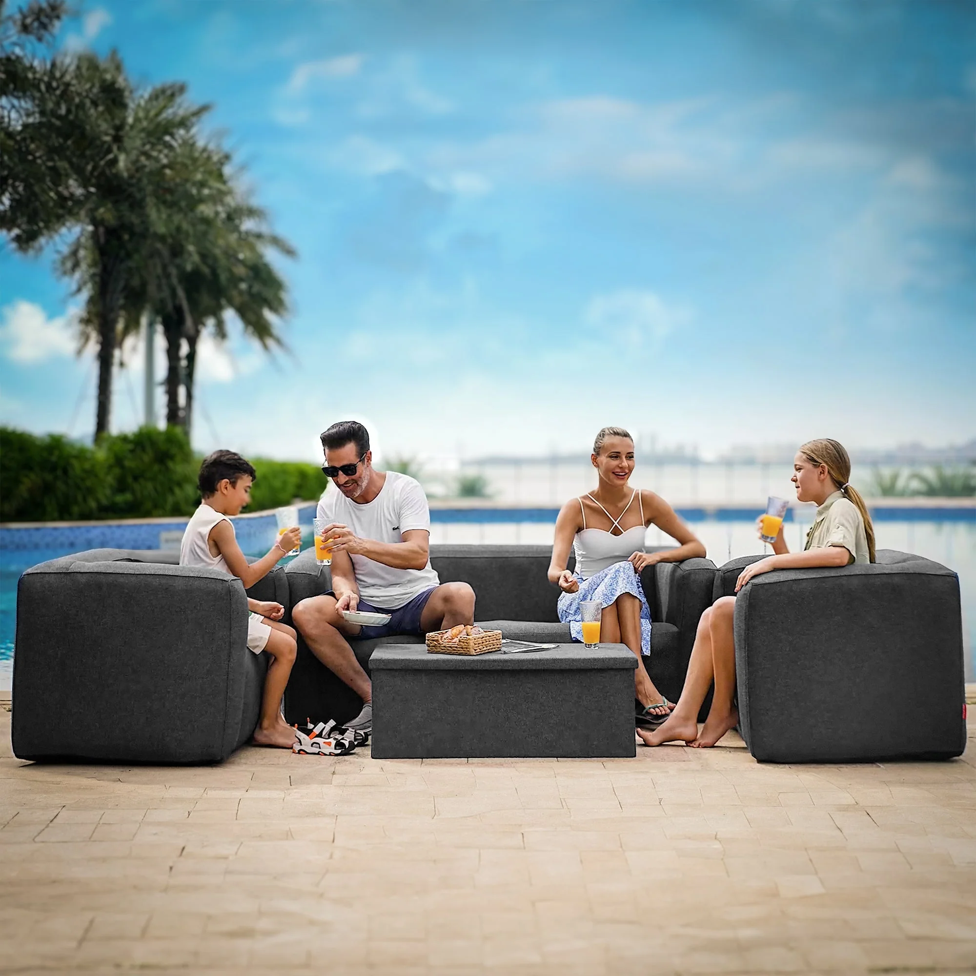 Inflatable Chair and Double Sofa Set | UKCA - Image 3