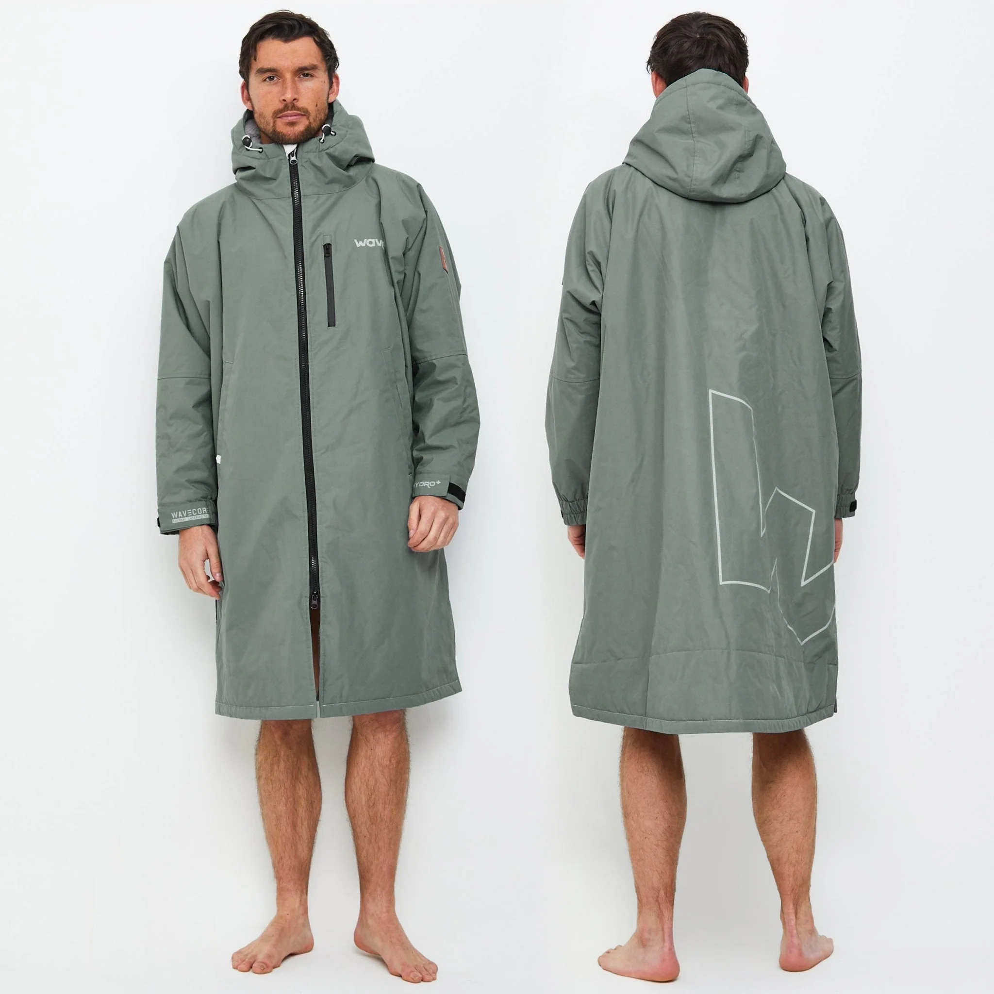 Fleece-Lined Hot Tub Changing Robe | Waterproof & Windproof | Unisex - Image 3