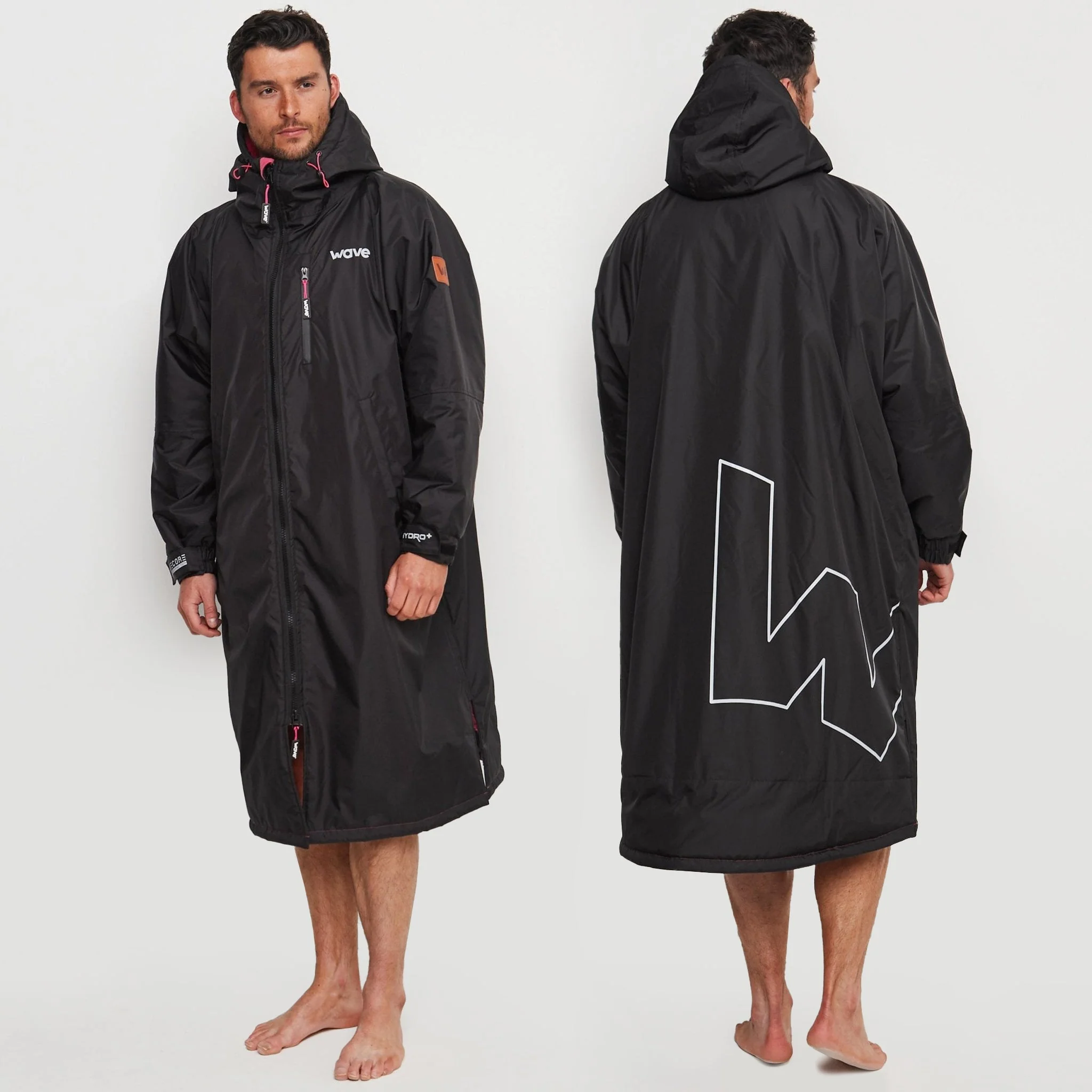 Fleece-Lined Hot Tub Changing Robe | Waterproof & Windproof | Unisex - Image 4