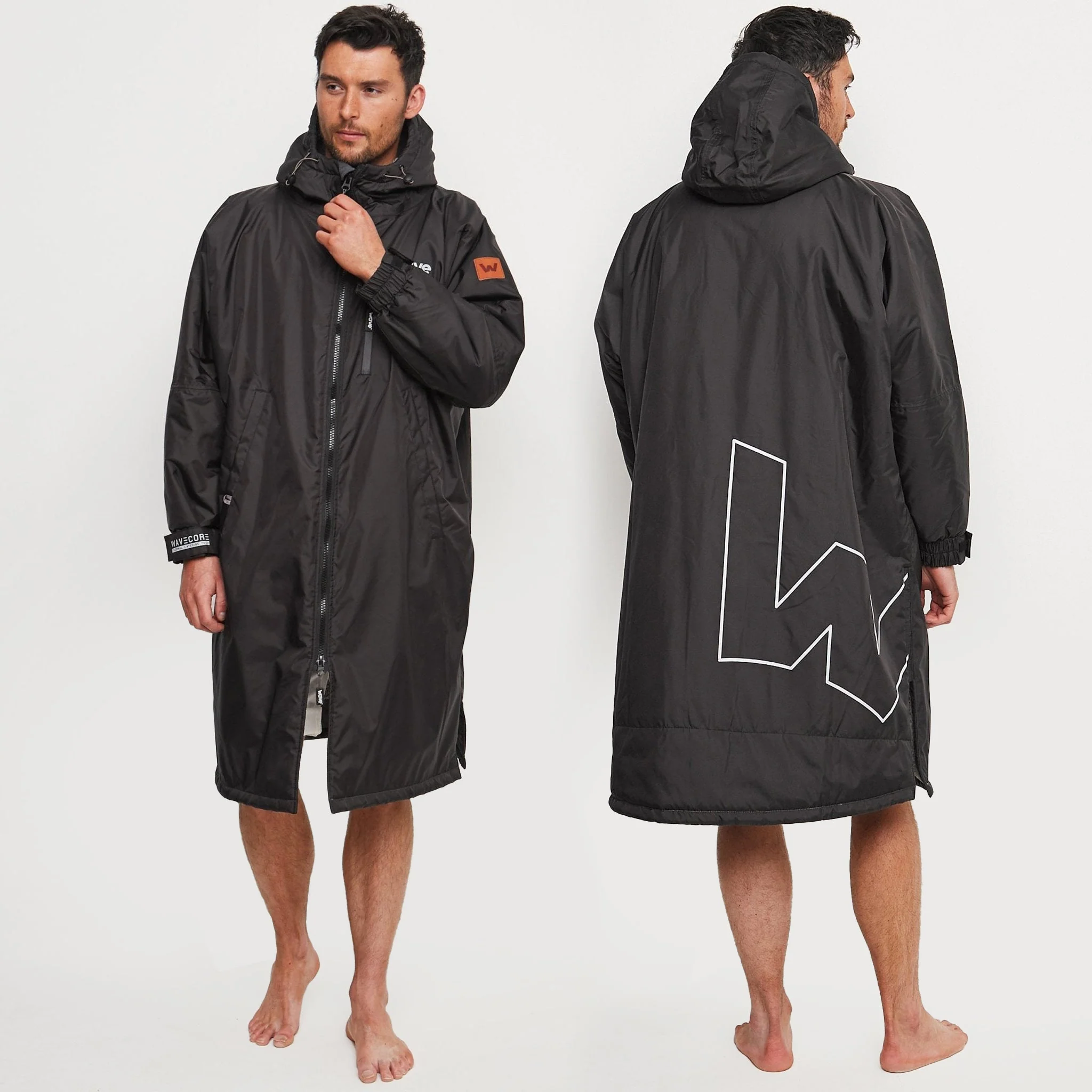 Fleece-Lined Hot Tub Changing Robe | Waterproof & Windproof | Unisex - Image 6