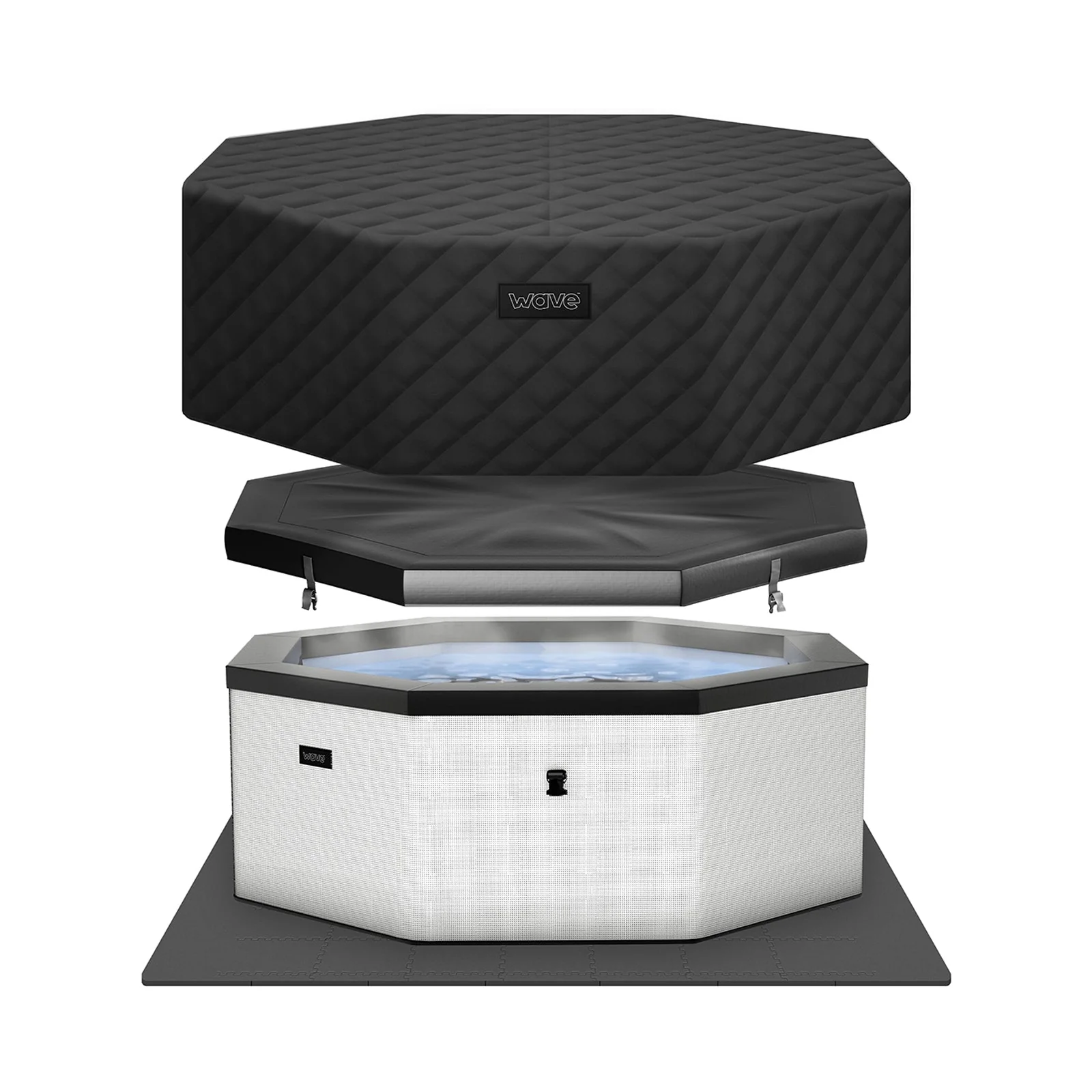Como | 6-Person Eco Foam Hot Tub | Built-In Integrated Heater | UKCA - Image 5