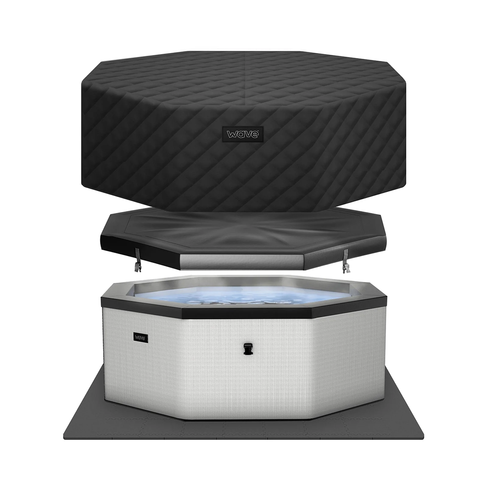Como | 6-Person Eco Foam Hot Tub | Built-In Integrated Heater | UKCA - Image 7
