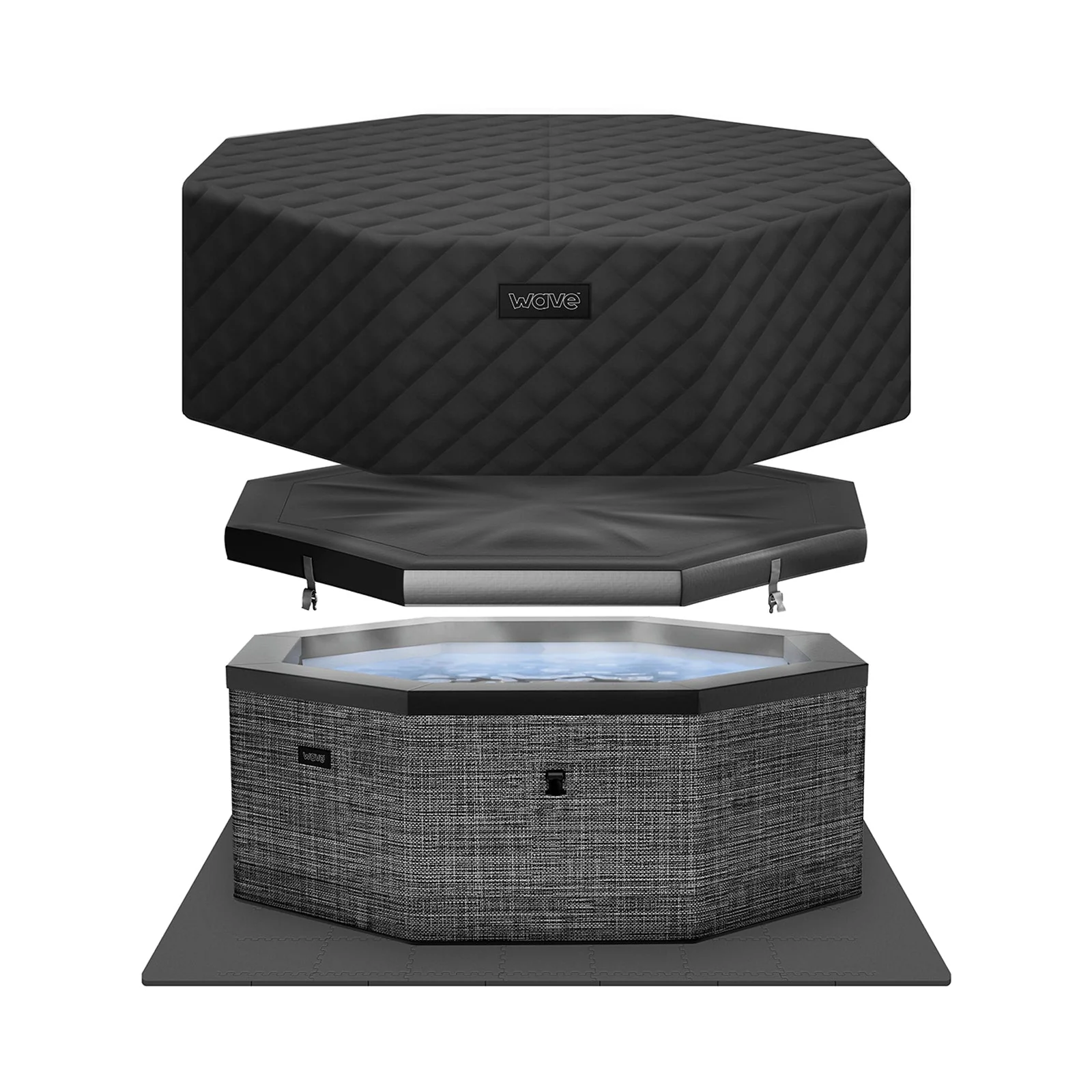 Como | 6-Person Eco Foam Hot Tub | Built-In Integrated Heater | UKCA - Image 8