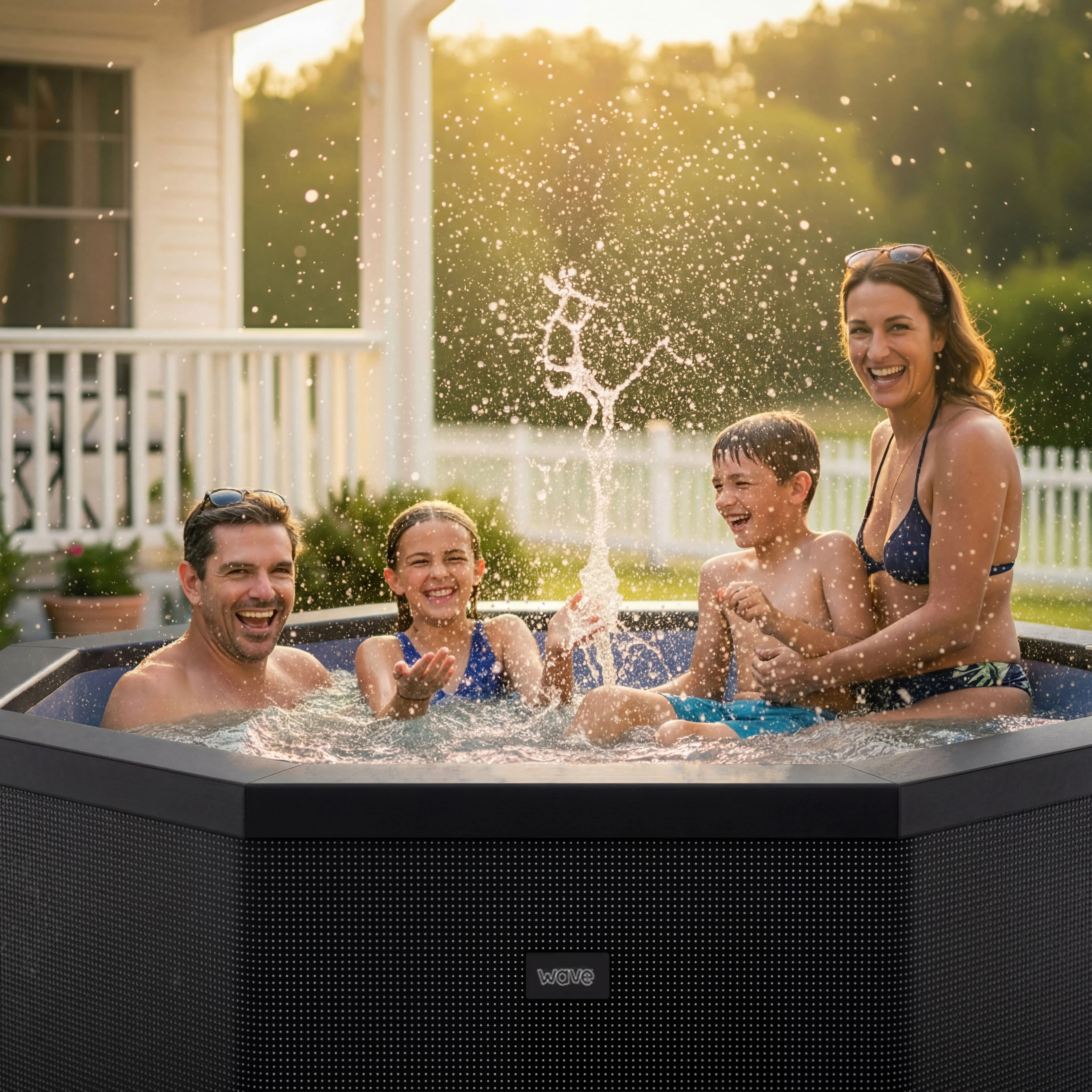 Como | 6-Person Eco Foam Hot Tub | Built-In Integrated Heater | UKCA - Image 9