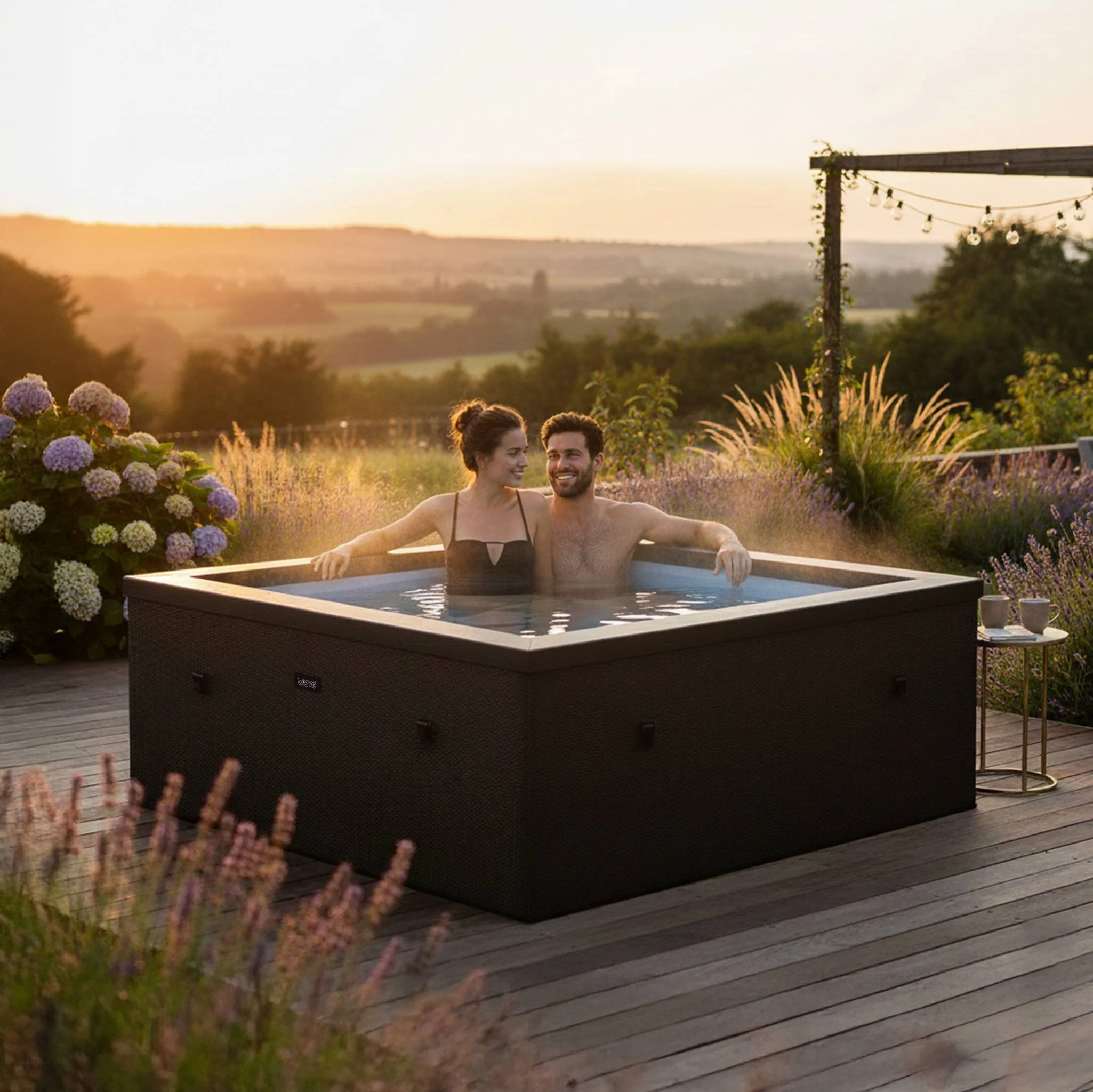 Garda | 4/6-Person Eco Foam Hot Tub | Built-In Integrated Heater | UKCA - Image 9