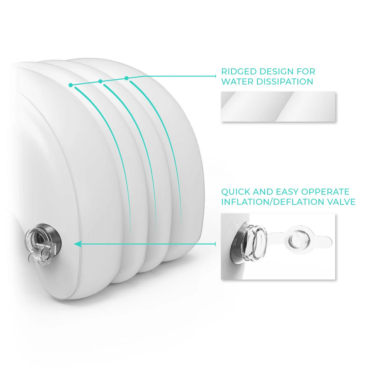 Head Rest Pillow | White - Image 6