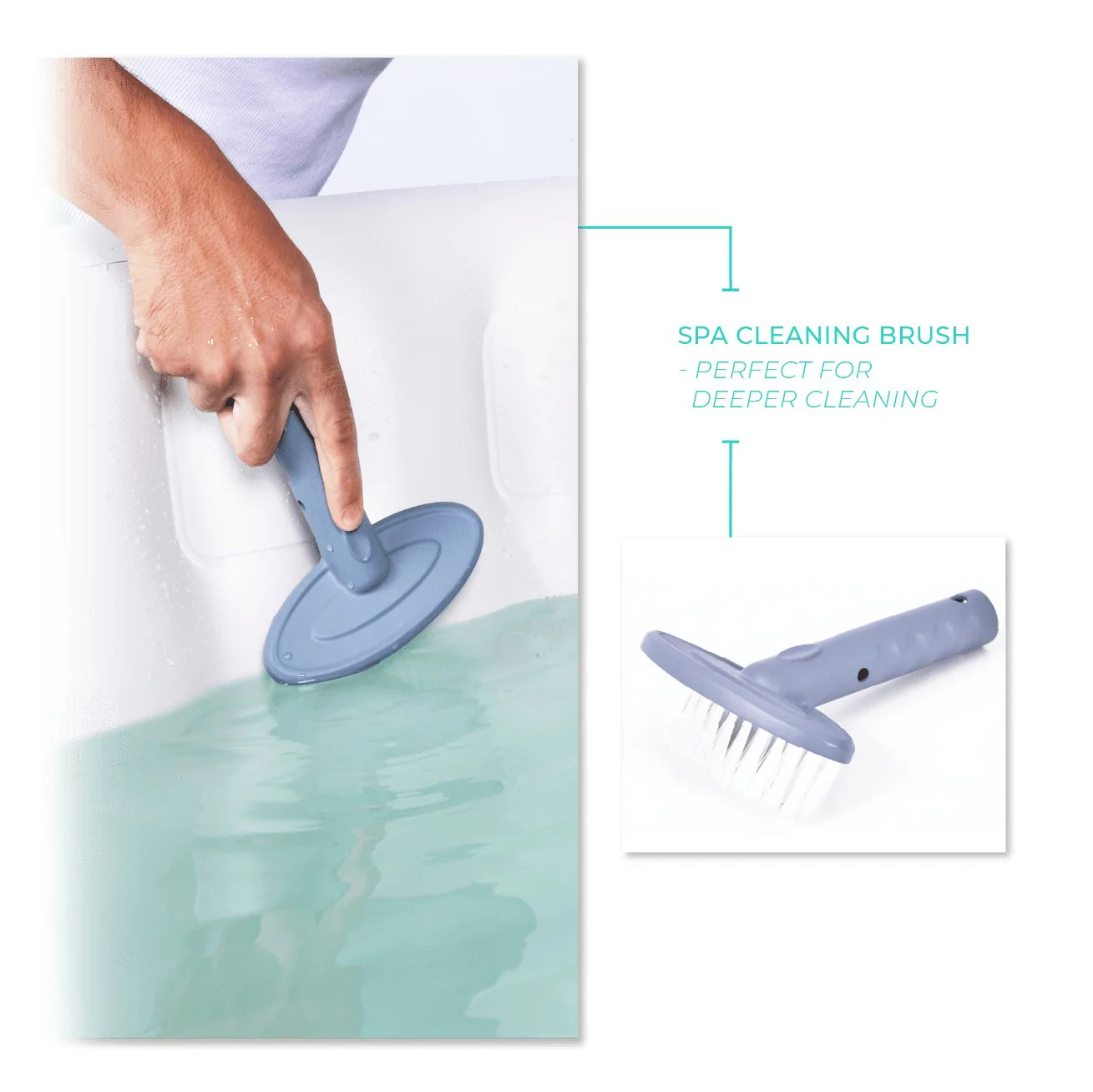 3-in-1 Cleaning Kit | Cleaning Mitt, Net & Brush | UKCA - Image 2