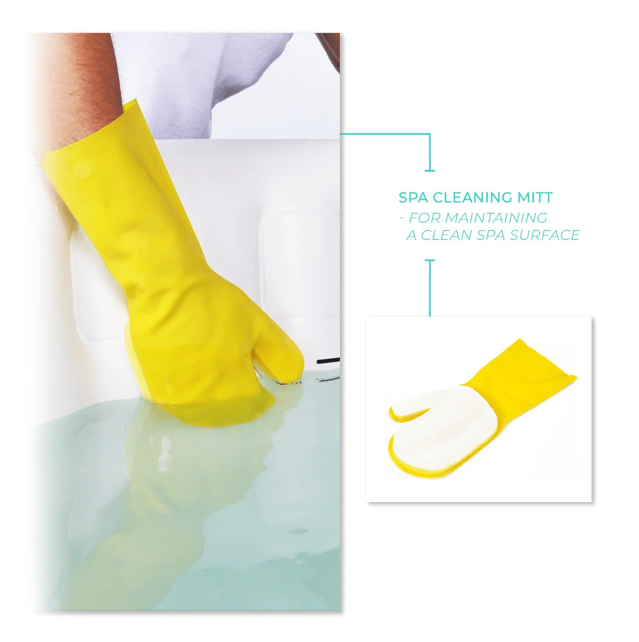 3-in-1 Cleaning Kit | Cleaning Mitt, Net & Brush | UKCA - Image 3
